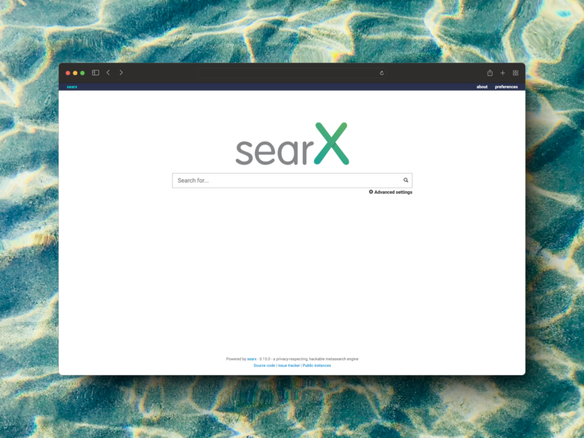 metasearch engines - searx